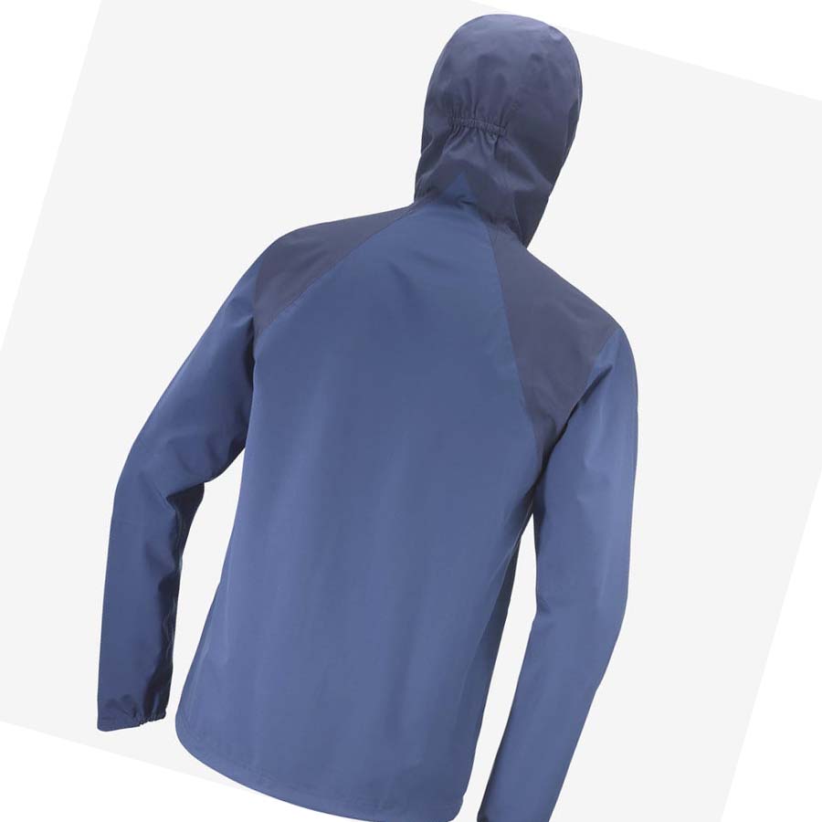 Chaquetas Salomon ESSENTIAL WATERPROOF 2.5L Hombre Azules | MX 3285ILH